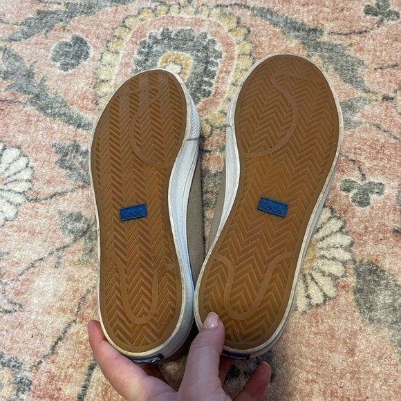 Taupe Lace Up Keds - Picture 3 of 4